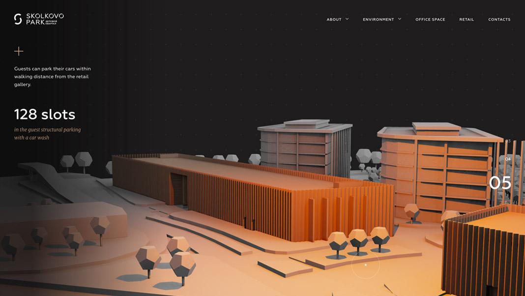 Сайт «Сколково парк» от Proximity и Техно — Website of The Day по версии CSS Design Awards
